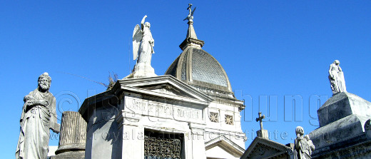 Different decoration on the top of grave