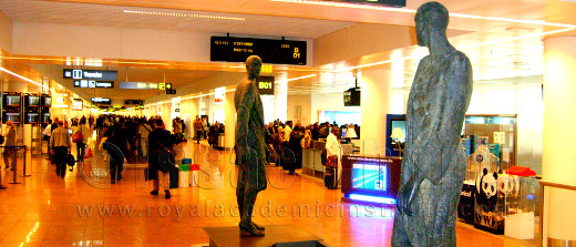 Airport sculpture